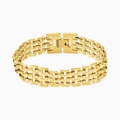 Histoire d'Or Bracelet Lady Code Acier Jaune* Bracelets|Bracelets Fantaisie