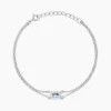 Online Histoire d'Or Bracelet Laurine Argent Blanc Oxyde De Zirconium