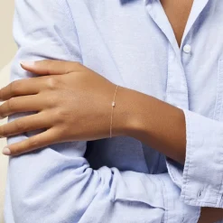 New Histoire d'Or Bracelet Lawry Or Jaune Oxyde De Zirconium