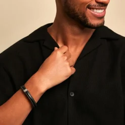 Hot Histoire d'Or Bracelet Lex Acier Blanc