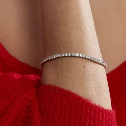 New Histoire d'Or Bracelet Lou-anne Argent Blanc Oxyde De Zirconium Blanc argent blanc oxyde zirconium