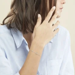 Best Histoire d'Or Bracelet Louise Or Blanc Diamant