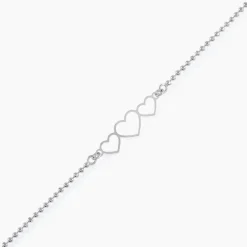 New Histoire d'Or Bracelet Love Love Argent Blanc