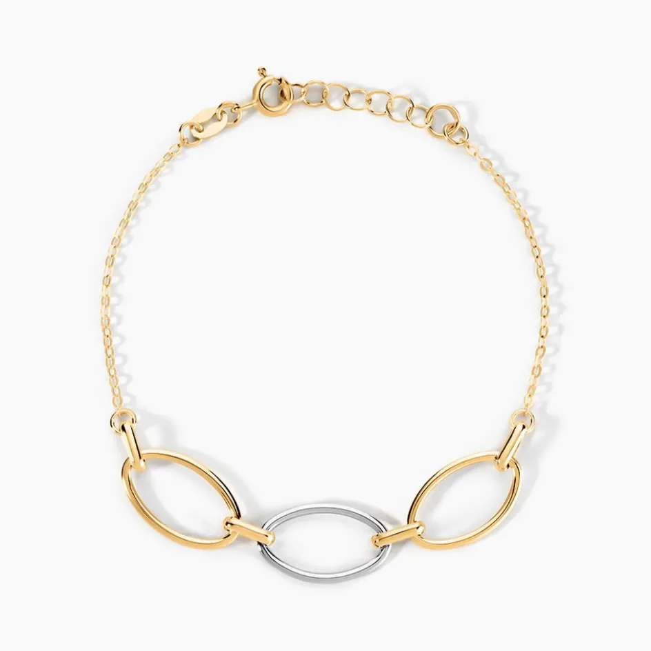 Discount Histoire d'Or Bracelet Lucia Or Bicolore