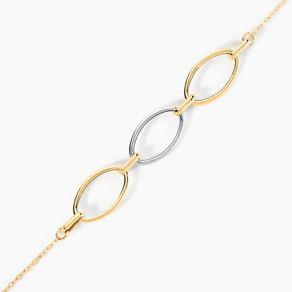 Discount Histoire d'Or Bracelet Lucia Or Bicolore