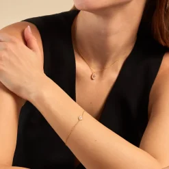 Hot Histoire d'Or Bracelet Lueur Coloree Or Jaune