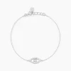Hot Histoire d'Or Bracelet Léva Argent Blanc Oxyde De Zirconium
