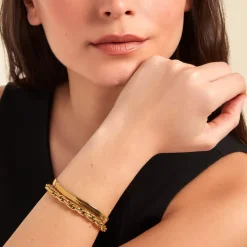 Histoire d'Or Bracelet Maddalena Acier Jaune* Bracelets|Bracelets Fantaisie