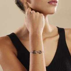 Best Histoire d'Or Bracelet Magalie Argent Blanc Céramique Et Oxyde De Zirconium