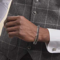 Histoire d'Or Bracelet Magalos Acier Blanc Onyx* Bracelets|Bracelets Fantaisie