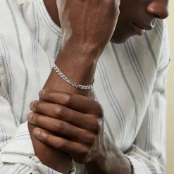 Hot Histoire d'Or Bracelet Maille Argent Piato