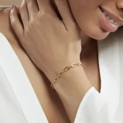 Histoire d'Or Bracelet Maille Or Jaune Crepinia* Bracelets|Bracelets Maille