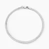 Histoire d'Or Bracelet Maille Thiane Argent Blanc* Bracelets|Bracelets Fantaisie