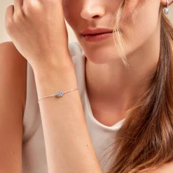 Histoire d'Or Bracelet Majesty Argent Blanc Oxyde De Zirconium