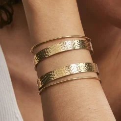 Histoire d'Or Bracelet Manchette Chita Acier Doré* Bracelets|Bracelets Fantaisie