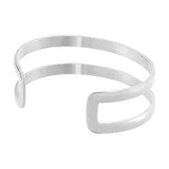 Histoire d'Or Bracelet Manchette Lisie Acier Blanc* Bracelets|Bracelets Fantaisie