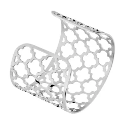 Outlet Histoire d'Or Bracelet Manchette Nevenka Acier Blanc acier argenté