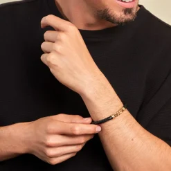 Histoire d'Or Bracelet Mani Plaque Or Doré* Bracelets|Bracelets Cordon