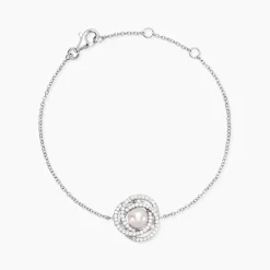 Histoire d'Or Bracelet Matilda Argent Blanc Perle De Culture Et Oxyde De Zirconium* Bracelets|Bracelets Fantaisie