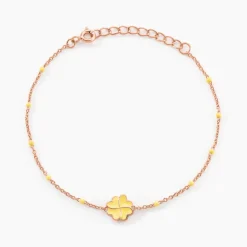 Hot Histoire d'Or Bracelet Mimosa Argent Rose