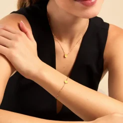 Hot Histoire d'Or Bracelet Mimosa Argent Rose