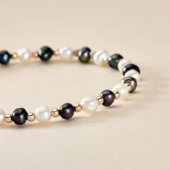 Outlet Histoire d'Or Bracelet Mirjam Or Jaune Perle De Culture