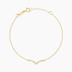 Sale Histoire d'Or Bracelet Mohini Or Jaune Oxyde De Zirconium
