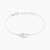 Online Histoire d'Or Bracelet Mona Argent Blanc Oxyde De Zirconium