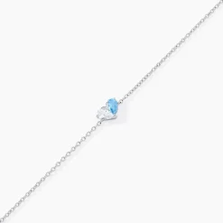 New Histoire d'Or Bracelet Myhalf De Zirconium argent blanc oxyde