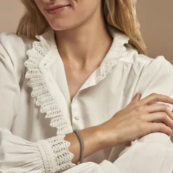 Histoire d'Or Bracelet Nahila Argent Blanc* Bracelets|Bracelets Maille