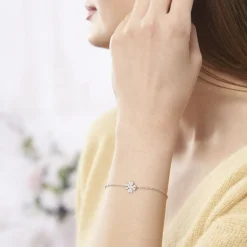 Hot Histoire d'Or Bracelet Naomie argent blanc