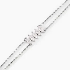 Histoire d'Or Bracelet Navette Argent Blanc Oxyde De Zirconium* Bracelets|Bracelets Fantaisie