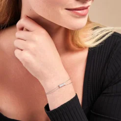 Histoire d'Or Bracelet Navette Argent Blanc Oxyde De Zirconium* Bracelets|Bracelets Fantaisie