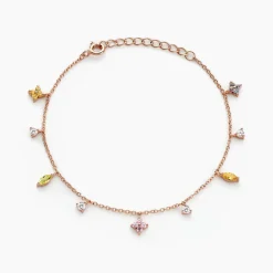 Clearance Histoire d'Or Bracelet Nimbe Argent Rose Oxyde De Zirconium argent rose oxyde raisin