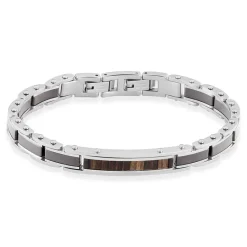 Clearance JOURDAN Bracelet Nuku Acier Blanc