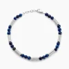 Histoire d'Or Bracelet Olek Acier Blanc Lapis Lazuli* Bracelets|Bracelets Fantaisie