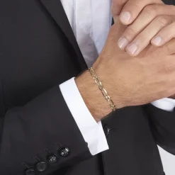 Histoire d'Or Bracelet Ophelio Maille Alternee 1/1 Or Jaune* Bracelets|Bracelets Maille