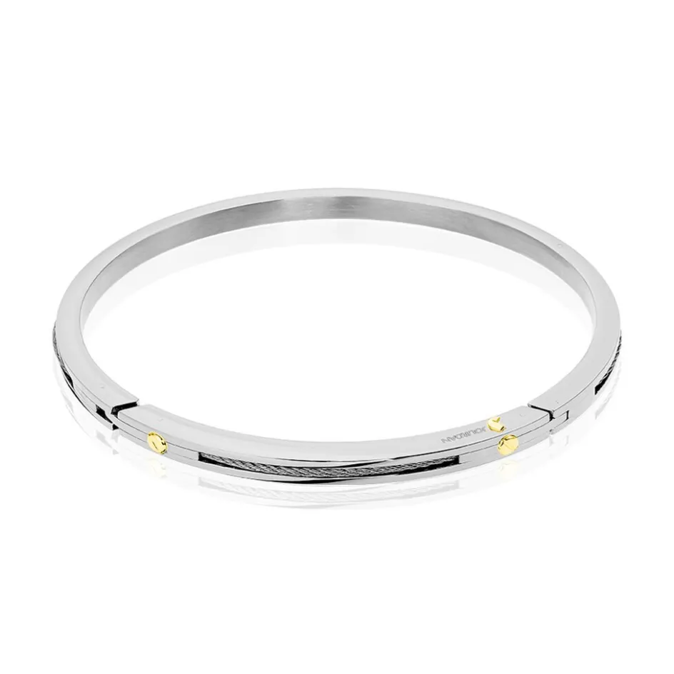 JOURDAN Bracelet Or Acier Bicolore* Bracelets