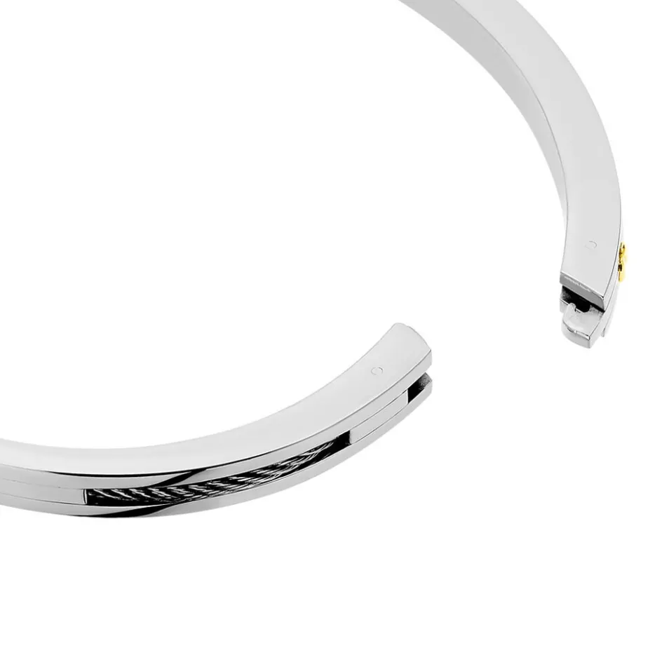 JOURDAN Bracelet Or Acier Bicolore* Bracelets