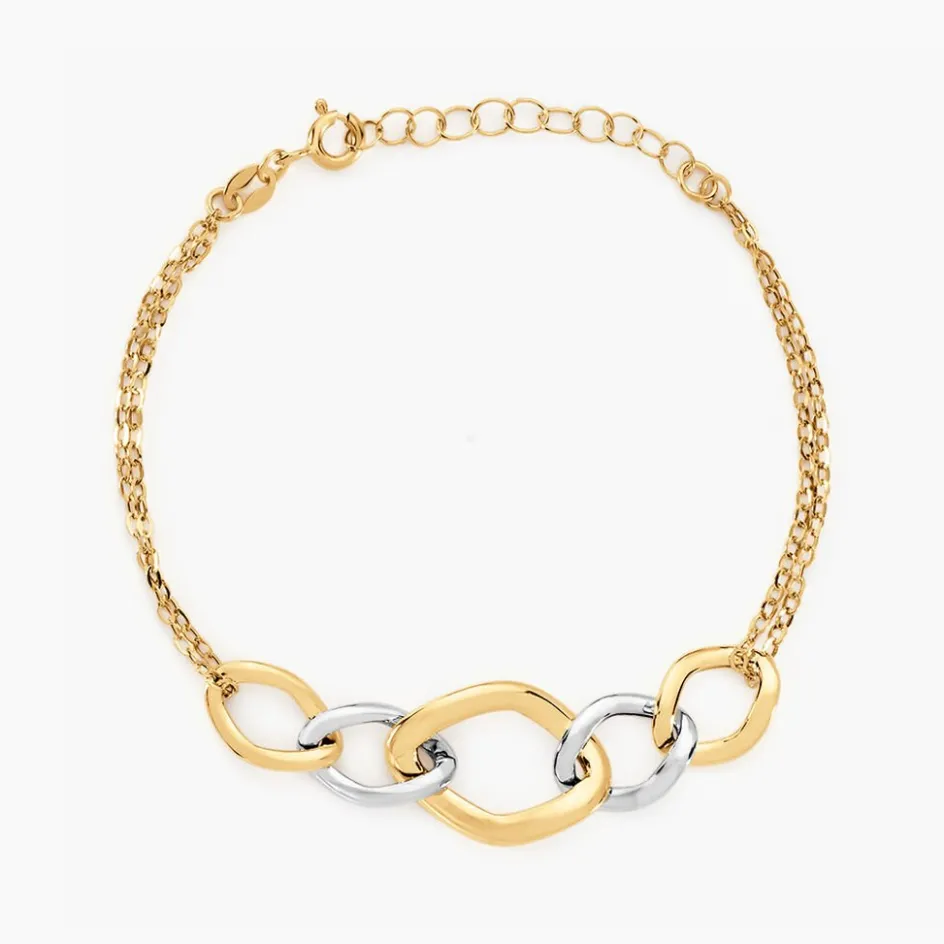 Histoire d'Or Bracelet Or Bicolore Acanthus* Bracelets|Bracelets Maille