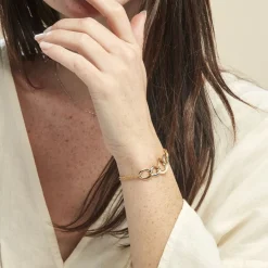 Histoire d'Or Bracelet Or Bicolore Acanthus* Bracelets|Bracelets Maille