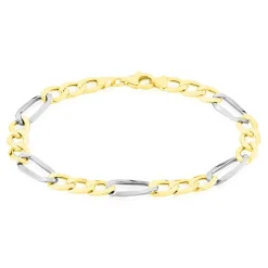 Discount Histoire d'Or Bracelet Maille Alternée or bicolore