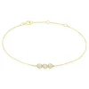Discount Histoire d'Or Bracelet Or Jaune Caleb Oxydes De Zirconium