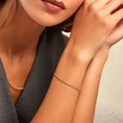 Best Histoire d'Or Bracelet Capucin Maille Marine or jaune