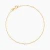 Online Histoire d'Or Bracelet Or Jaune Gentiane Perle