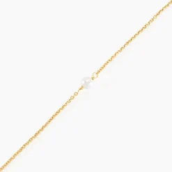 Online Histoire d'Or Bracelet Or Jaune Gentiane Perle