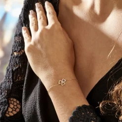 Histoire d'Or Bracelet Or Jaune Helisende Diamants* Bracelets|Bracelets Maille