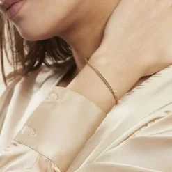 Online Histoire d'Or Bracelet Izel Maille Anglaise or jaune