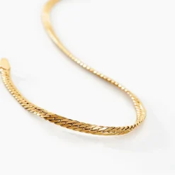 Online Histoire d'Or Bracelet Or Jaune Izel Maille Anglaise