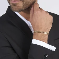 Hot Histoire d'Or Bracelet Or Jaune Maille Alternée